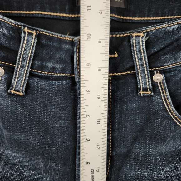 Silver Jeans Co Suki Jeans Womens 32x33 Blue Curvy Fit Mid Rise Bootcut NEW - Picture 8 of 11